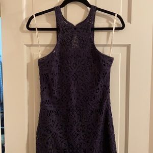 Lily Pulitzer Navy Blue Knitt Shift Dress